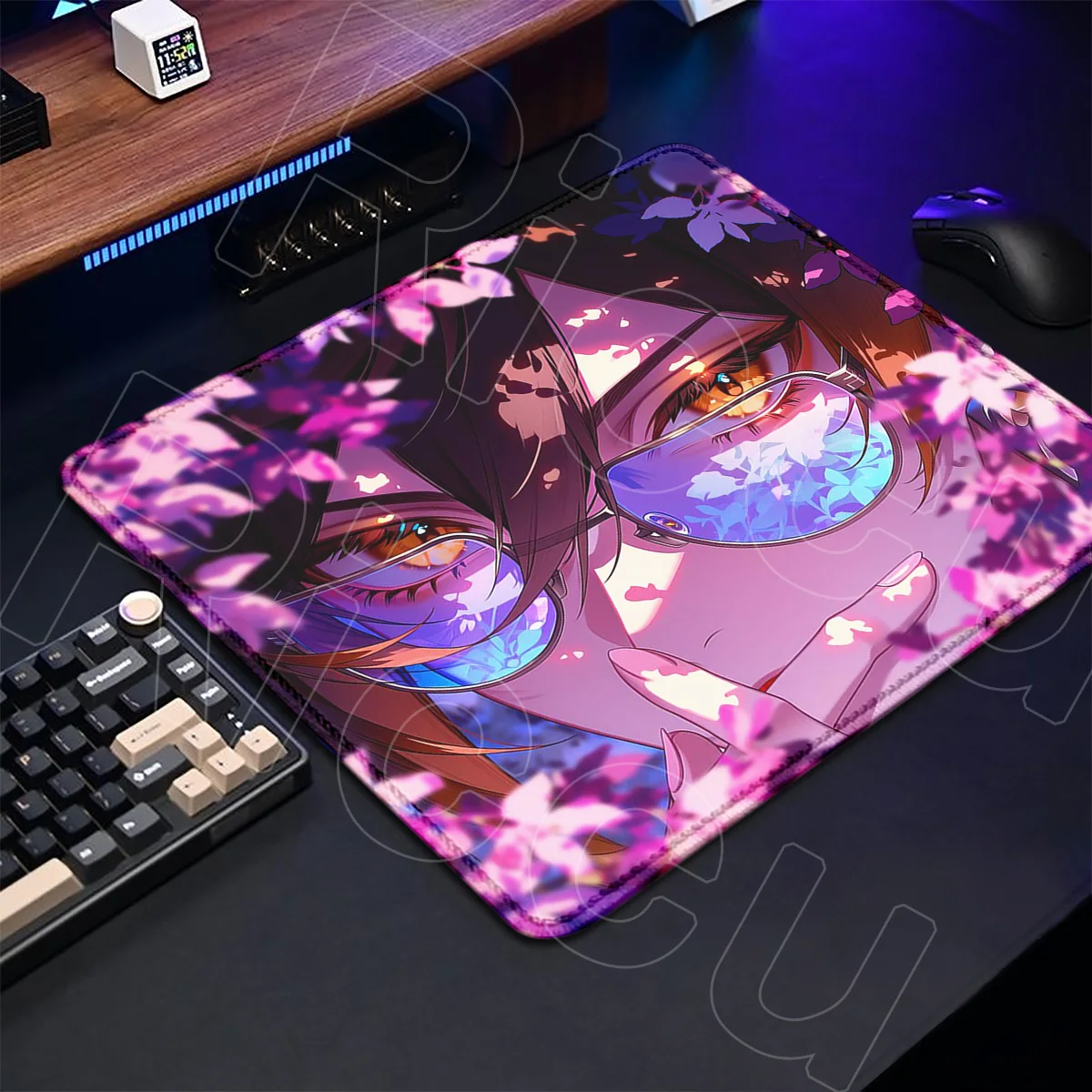 Laptop XS Suture Edge Little Carpet sunglasses Genshin Impact Mouse Pad Small Computer Desk mat High Quality Table Pad coaster