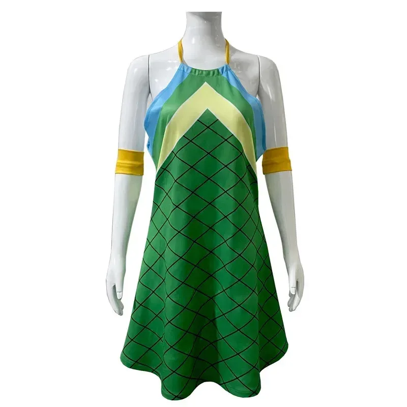 Anime FAIRY TAIL Wendy Marvell Dress Cosplay Costumes Halter Sexy Cute Dress Girl Skirt Party Costume Performance Costume