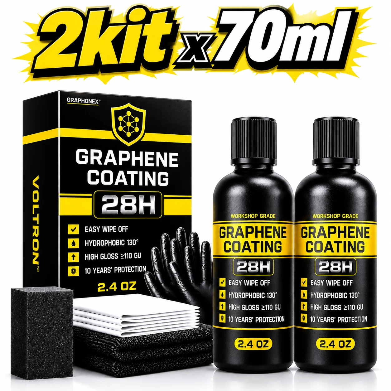Car Wax Ceramic Coating - Graphene Nano Ceramic Coating Spray Car