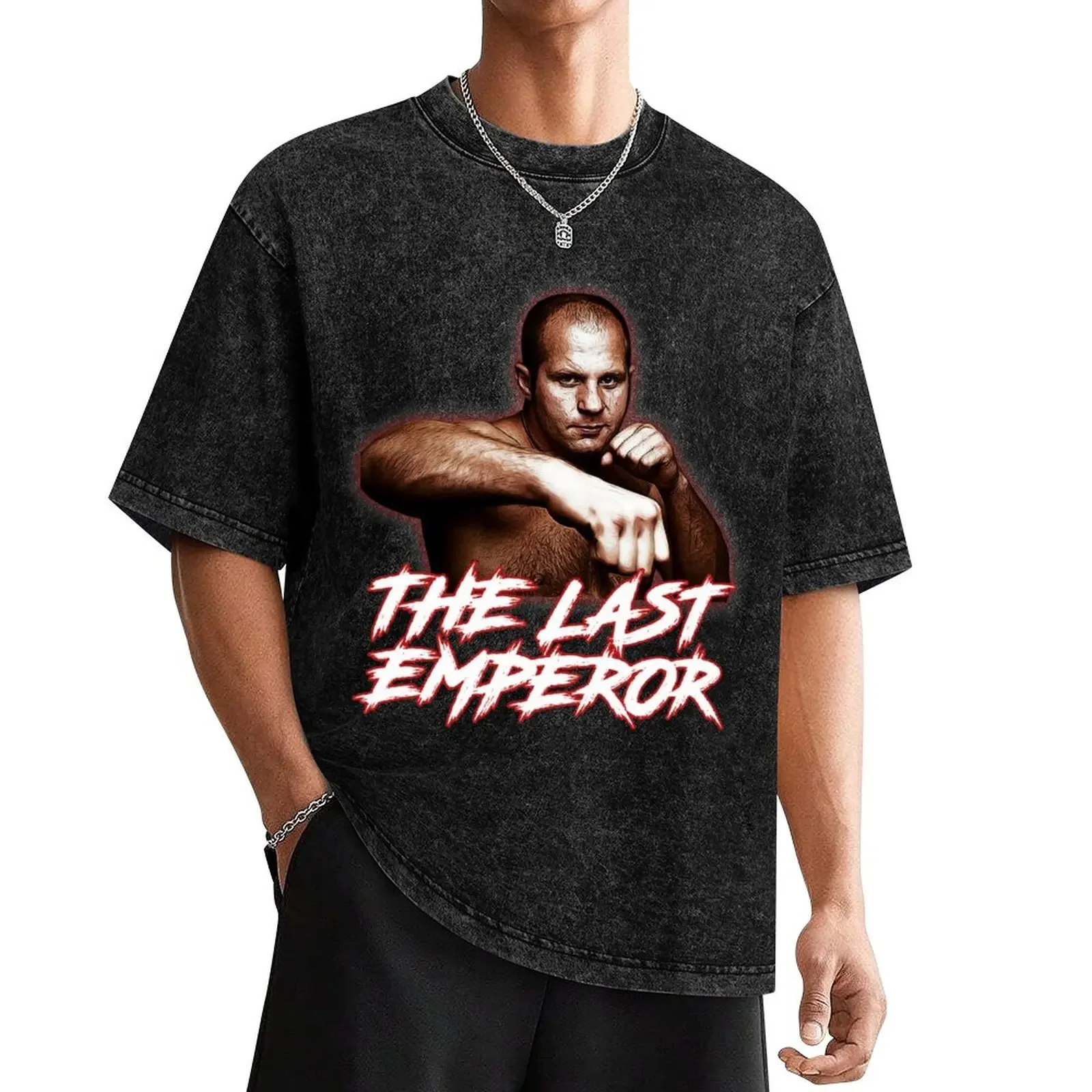 Fedor Emelianenko - The Last Emperor T-Shirt plain oversizeds heavy weight t shirts for men