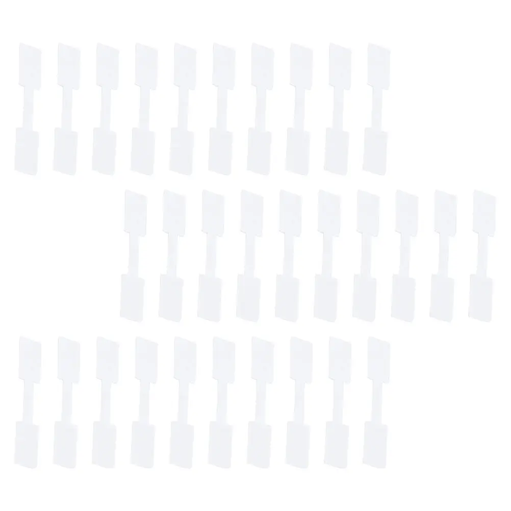 

300 Pcs Jewelry Tag Labels Sticker Custom Stickers Labeler Blank Square Head Tags Garment Decors Round Labeller