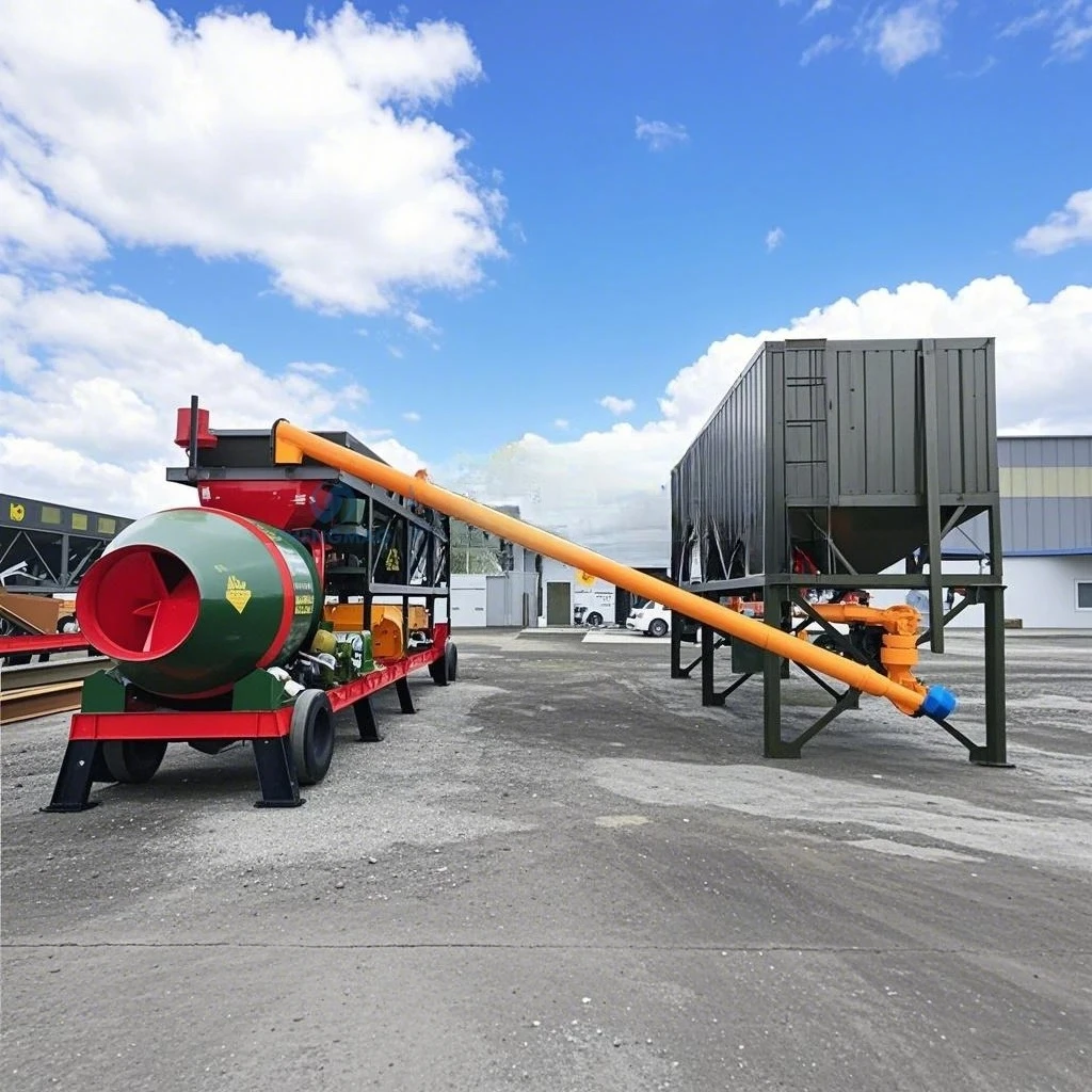 YG 25/60m3 محطة خلط الخرسانة المتنقلة بسعر المصنع عالي الجودة #4