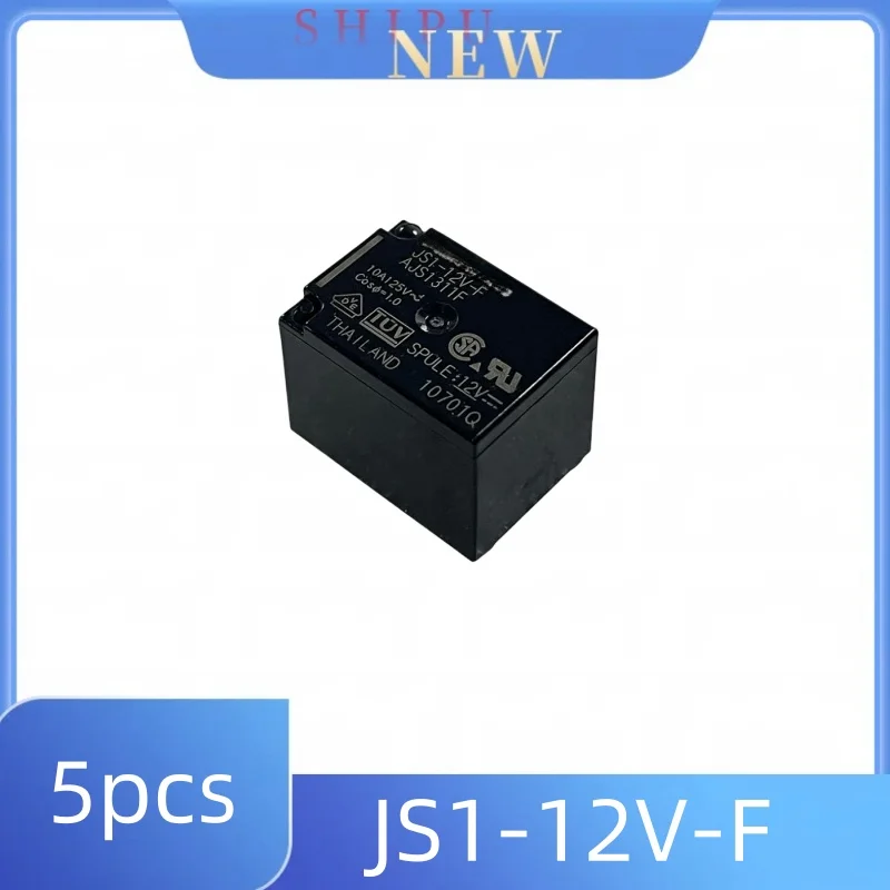 5pcs power relays JS1-5V-F JS1-12V-F JS1-24V-F