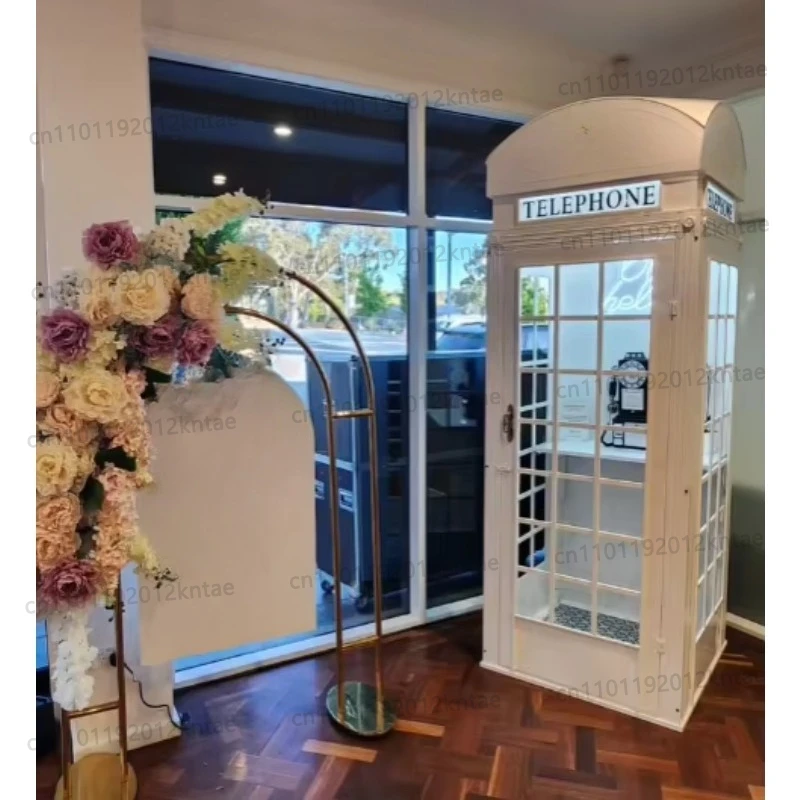 Wedding phone booth with audio guest book for event decoration