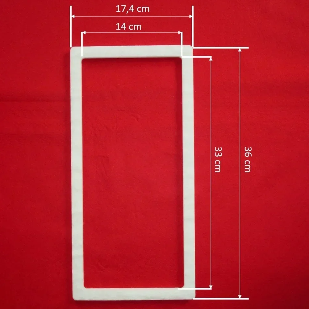 Refractory Fiber Seal Suitable For MCZ Inspection Flap- 174x 360x4Mm Designed Specifically For MCZ 41800802601 Inspection Flaps