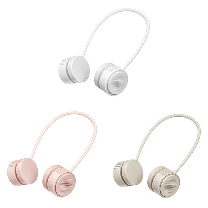 B58B-พัดลมแขวนคอแบบพกพาพัดลมขนาดเล็กไร้ใบพัดแบบชาร์จไฟได้สําหรับการเดินทางและกีฬากลางแจ้ง