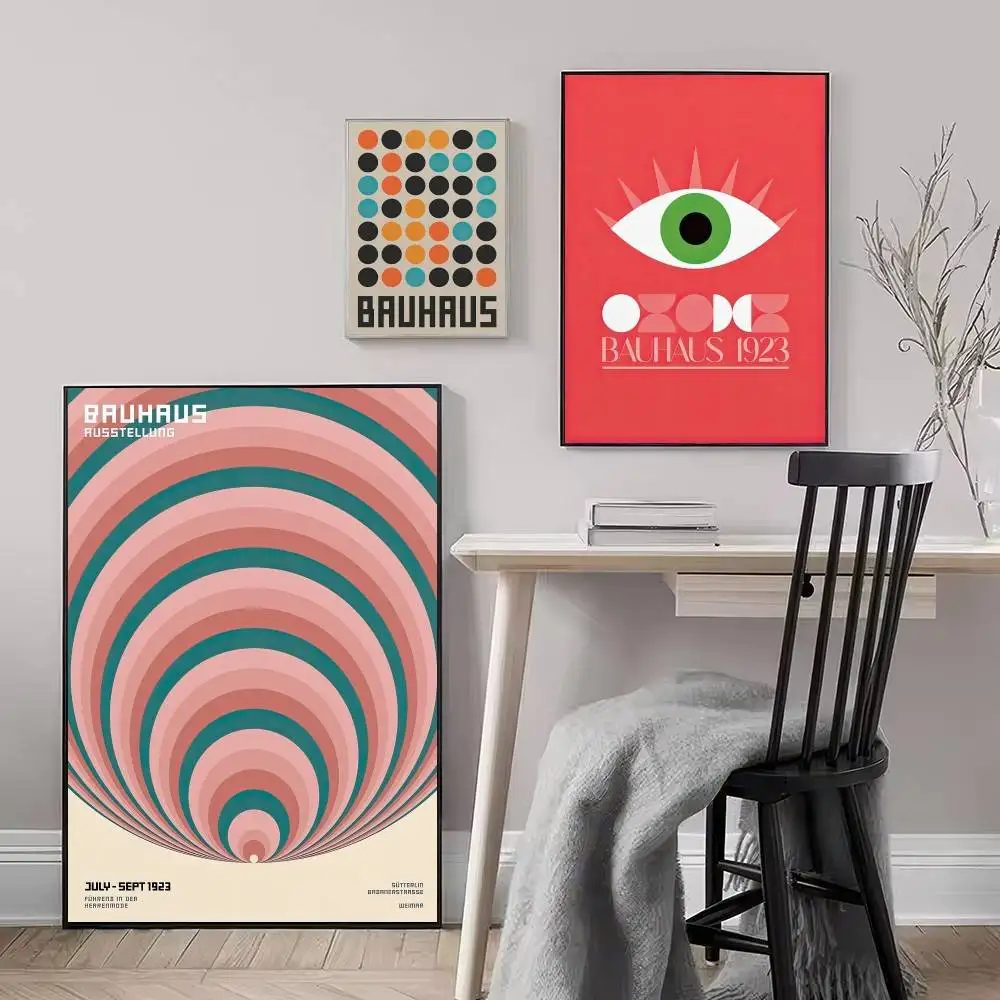 الفن الحديث باوهاوس بساطتها الملصقات الكلاسيكية خمر غرفة بار مقهى ديكور الشمال ديكور المنزل #3