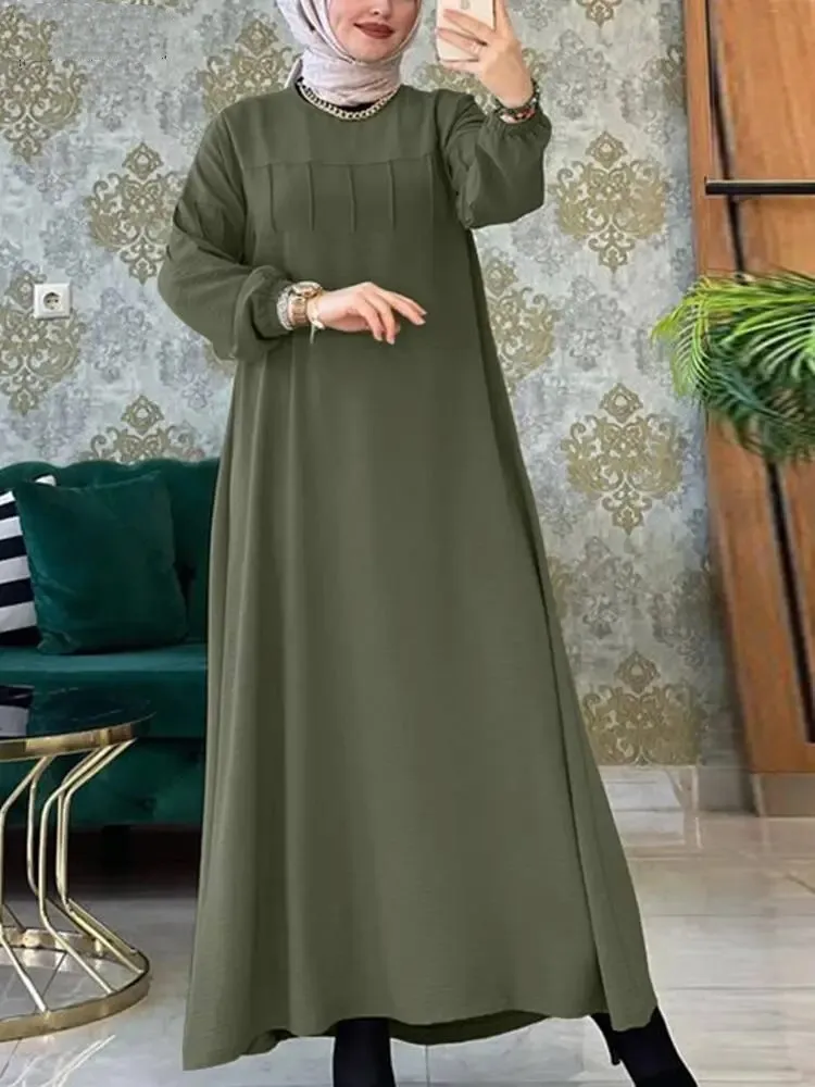 Mubarek Long Skirt Spring Muslim Long Sun Skirt Robe Kaftan Vestido Islamic Clothing