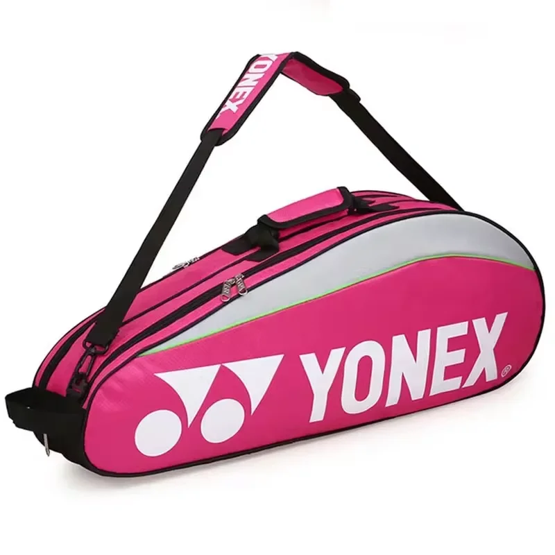 Yonex Badminton Bag Waterproof Double Compartment Strap Badminton Backpack Men Women Style Large Capacity Sports Net Badminton