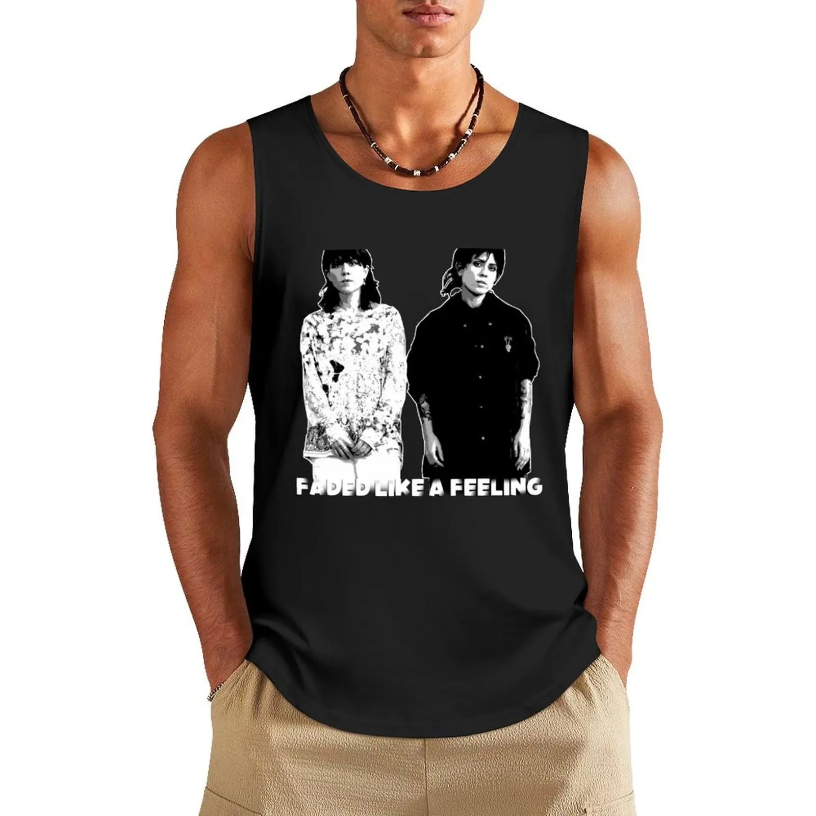 

Faded like a feeling Tank Top T-shirt man tops sleeveless t-shirts for men Vest