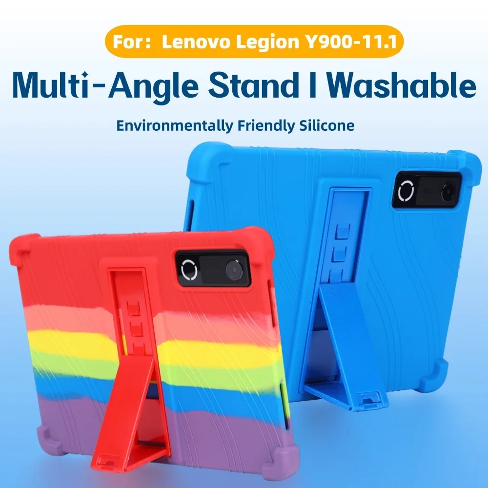 Funda Case For Lenovo Legion Y900 11(2026), Case 11.1'' Soft Silicon Portable Kickstand Shockproof Tablet Case,Easy to