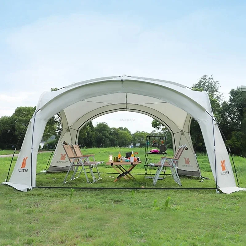 Rainproof Sunproof Awnings Camping Tent Folding Dome Canopy Creative Lightweight Portable Large Pavilion Patio Pergola N