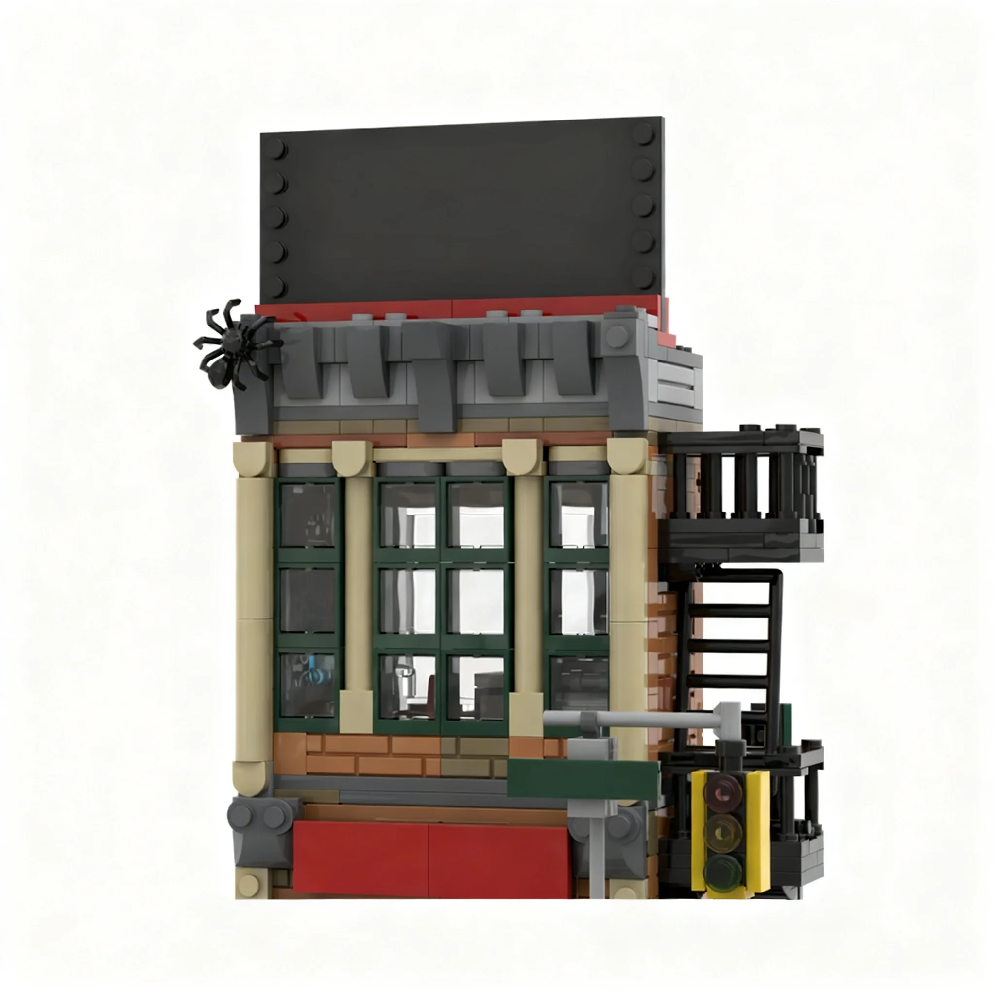 467pcs MOC Modular Newspaper Office - Modification Daily Bugle Modular Buildings Model Building Blocks Christmas Gift Toy 3D