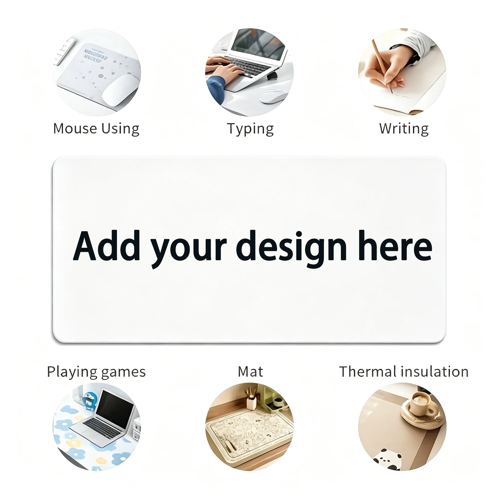 Custom Photo Print Large Mouse Pad Non Slip Wear Resistant Gaming Desk Mat Custom Keyboard Pad Gift For Gamers Home Office Decor