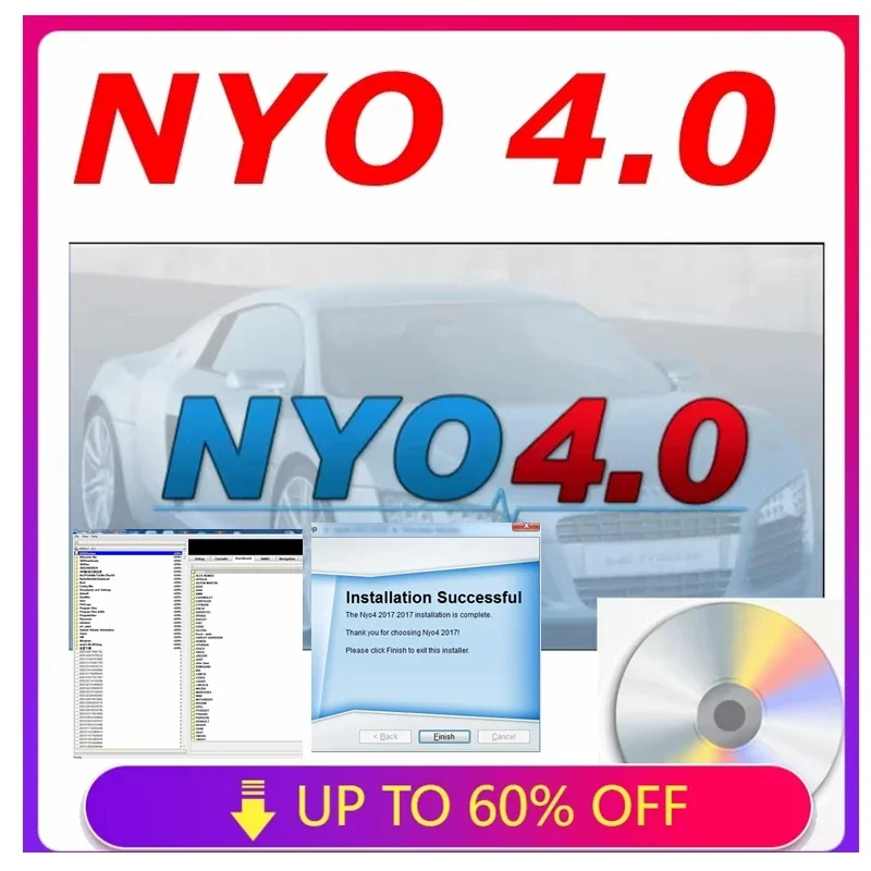 

Hot 2017 NYO 4 Full Database Airbag+Carradio+Dashboard+IMMO+Navigation Auto Data Repair Software CD USB Disk Car Radio nyo4 full