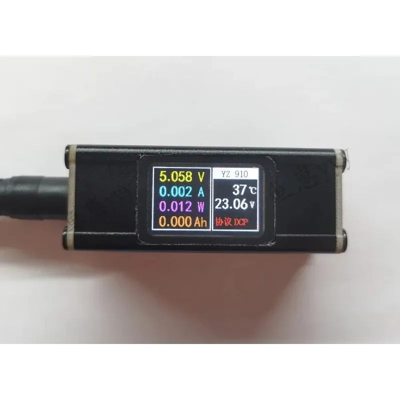 Multi-Port Fast Charging Module with IPS Color Screen Multi-Protocol Charger for Car & Desktop Use