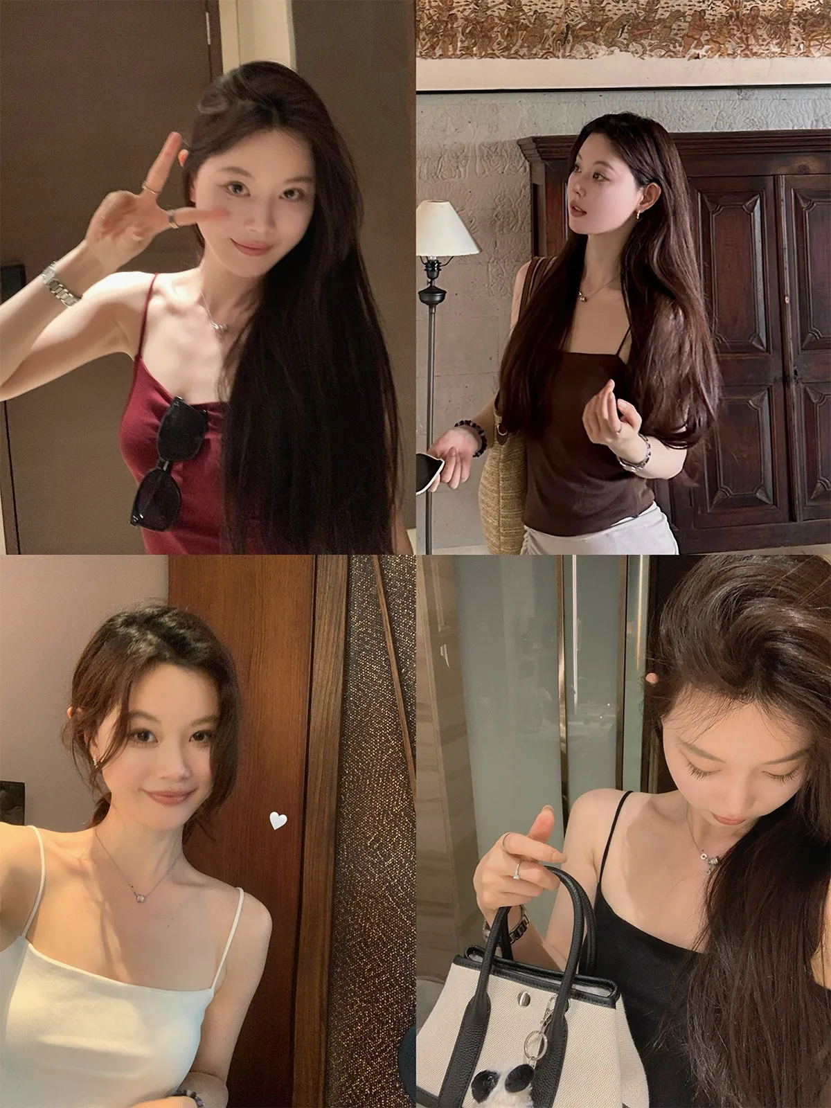 

Seeyouiceland Luxury Camere Sensual Skin Feel Knitted Strap Top One Word Flat Mouth ort Sle Women's Vest Strap