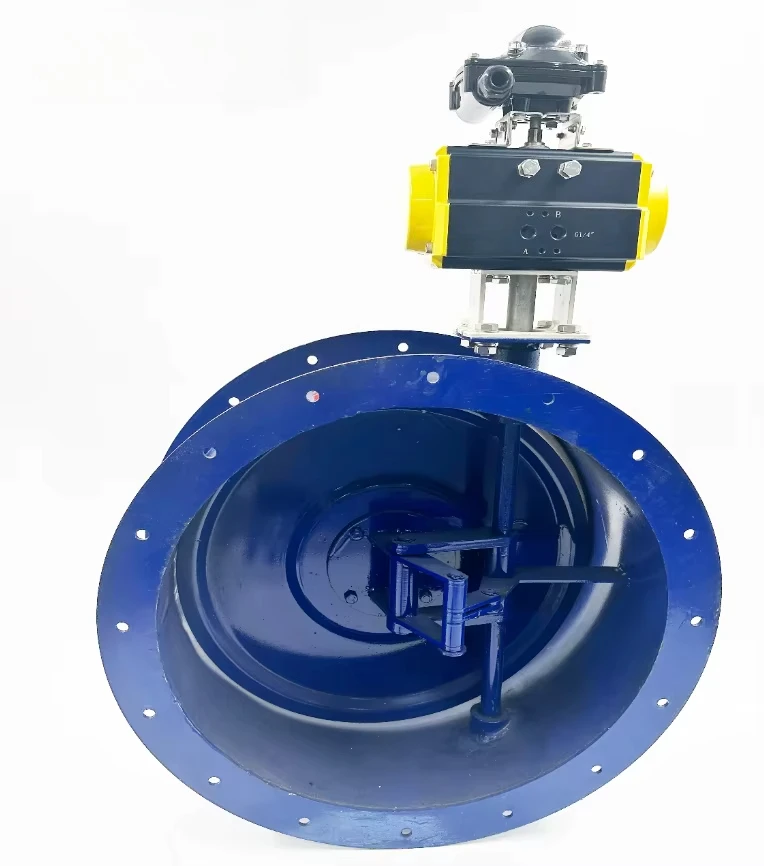 High Quality Cast Steel Pneumatic Two Way Ball Valve Double Acting Resistant Water OEM High Temperature COKVER True