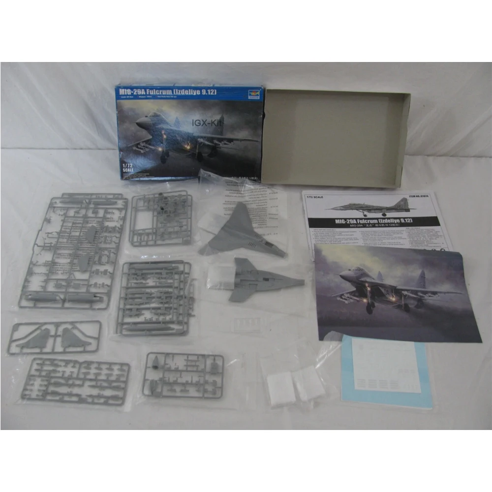 

Trumpeter 01674 Масштабная модель 1:72 МиГ-29А Фулкрум (Изделение 9.12) — пластиковый сборный конструктор истребителя