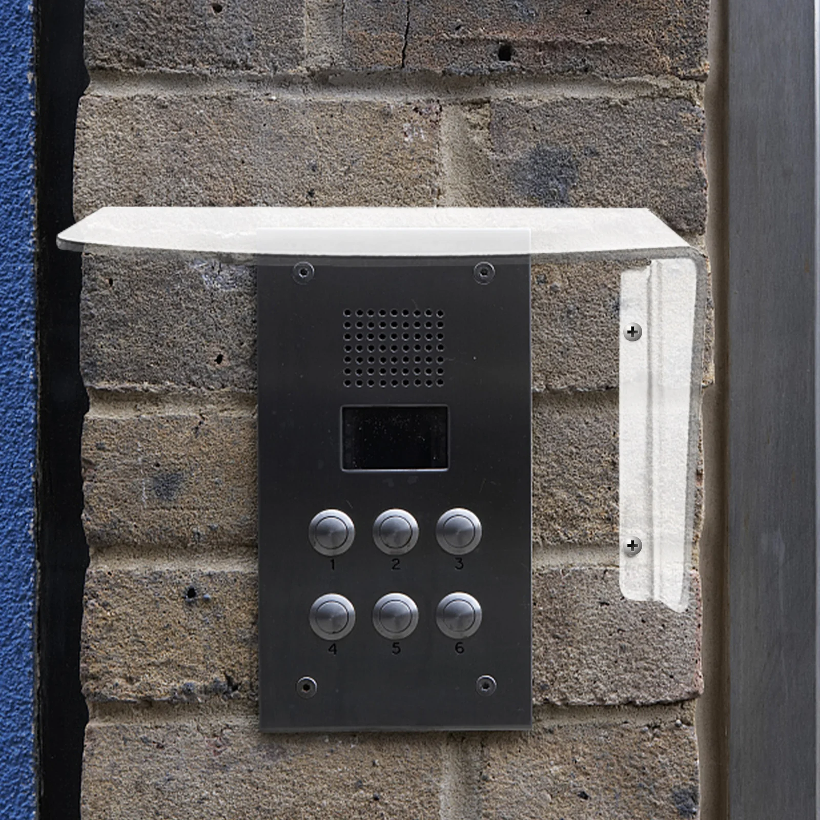 

Doorbell Cover Waterproof Acrylic Case Outdoor Weather Resistant Protector for Door Lock Rain Shield Housing