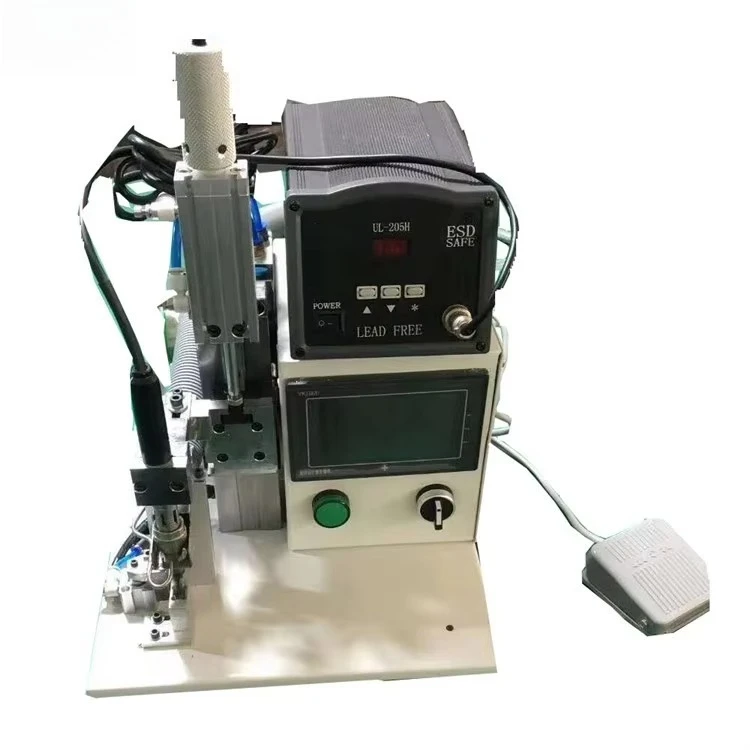 

Auto Feeding Solder Wire Coaxial Cable Soldering Machine for Multiple Points Connector