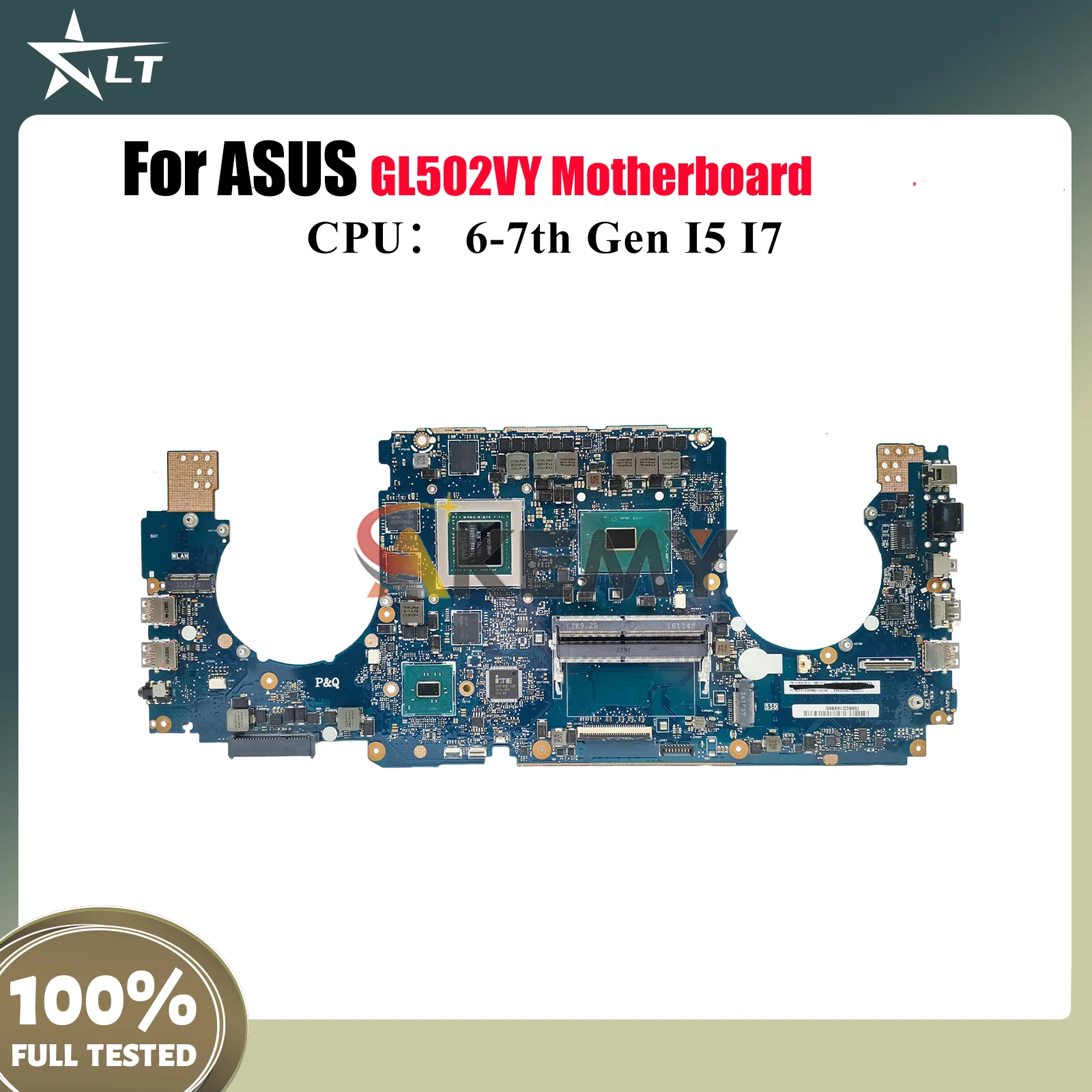

Материнская плата для ноутбука GL502VY для ASUS ROG Strix GL502VM GL502VMK GL502V, материнская плата для ноутбука с процессором I5 I7, 100% тестирование, ОК, быстрая доставка