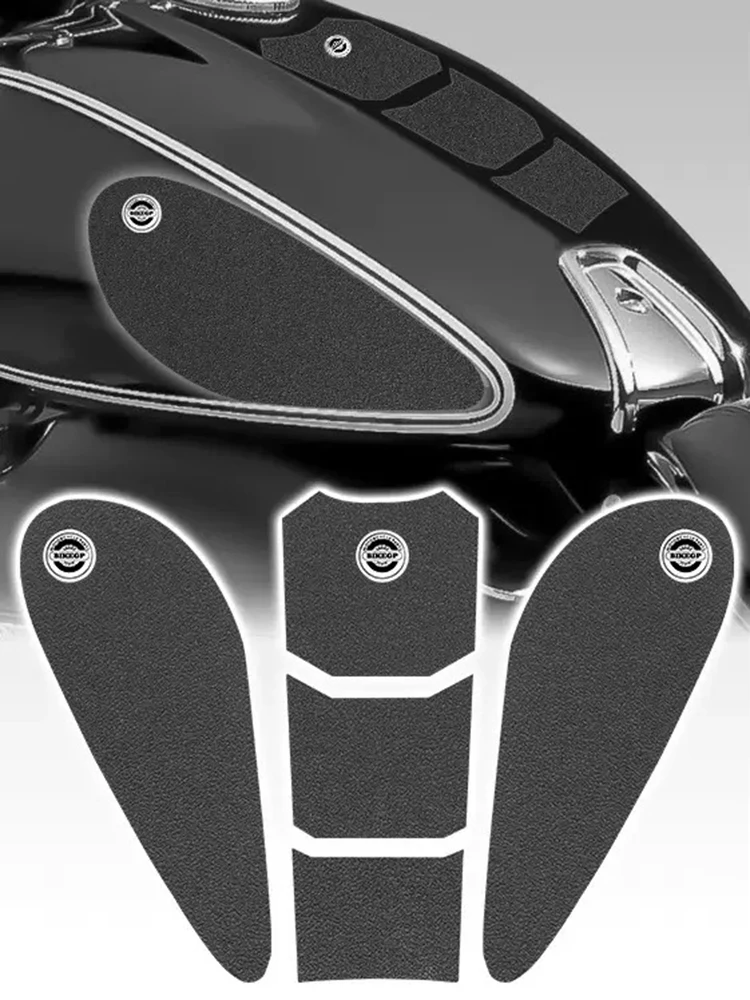 For BMW R18 2021-2025 Fuel Tank Sticker Protective Body Anti-Scratch Modified Fishbone Design for Motorcycle