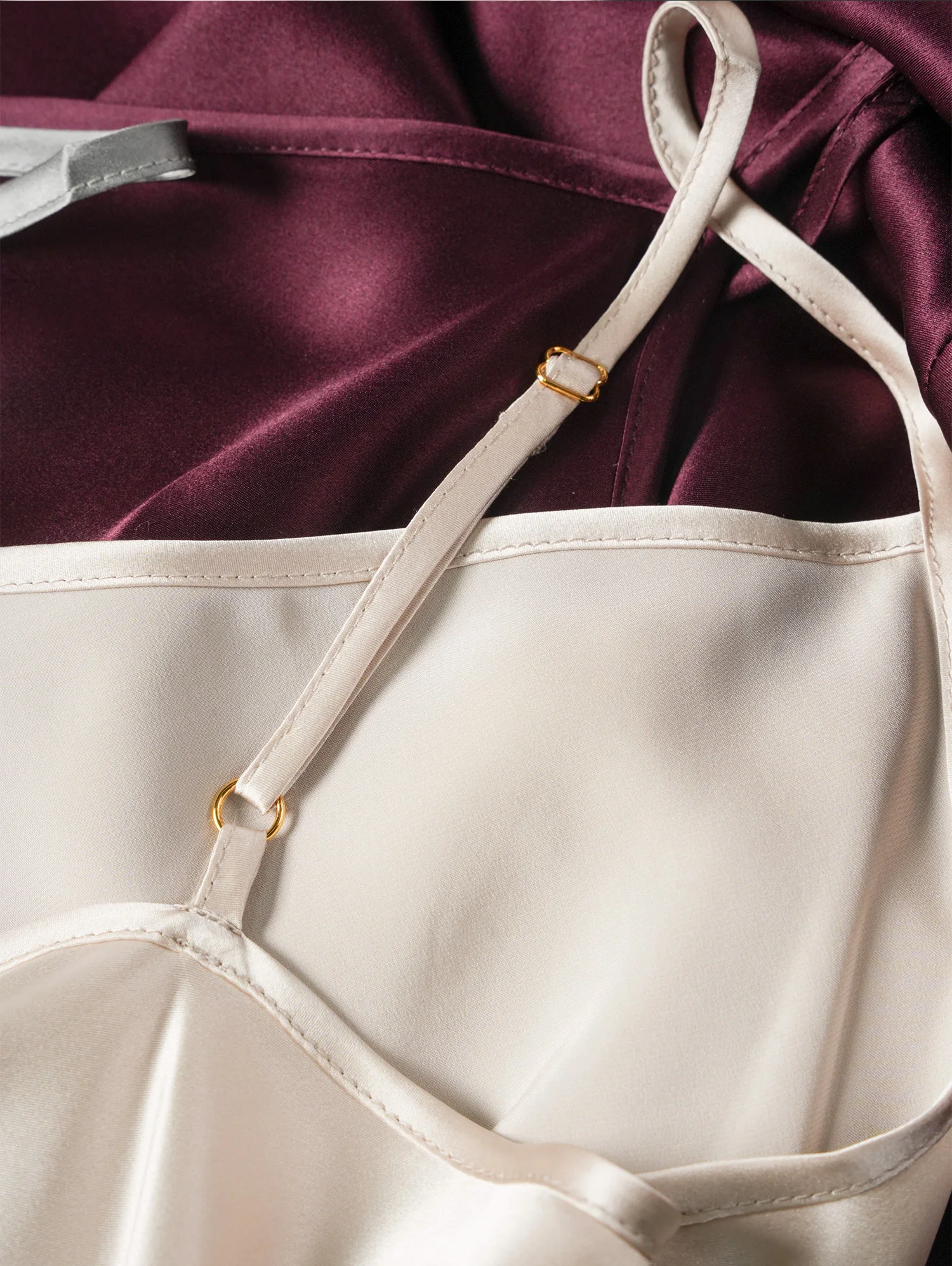 Small Heavyweight 21MM 100% Natural Mulberry Silk Plain Satin French V-neck Diagonal Cut Women's Sexy Solid Suspender Dress
