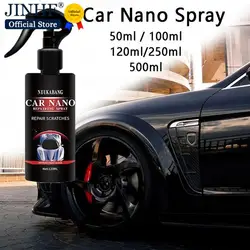 Nano Spray para reparación de arañazos de coche, cera de pulido hidrofóbica antiarañazos, recubrimiento Nano, desplazamiento de agua, accesorios para coche, 50/100ml