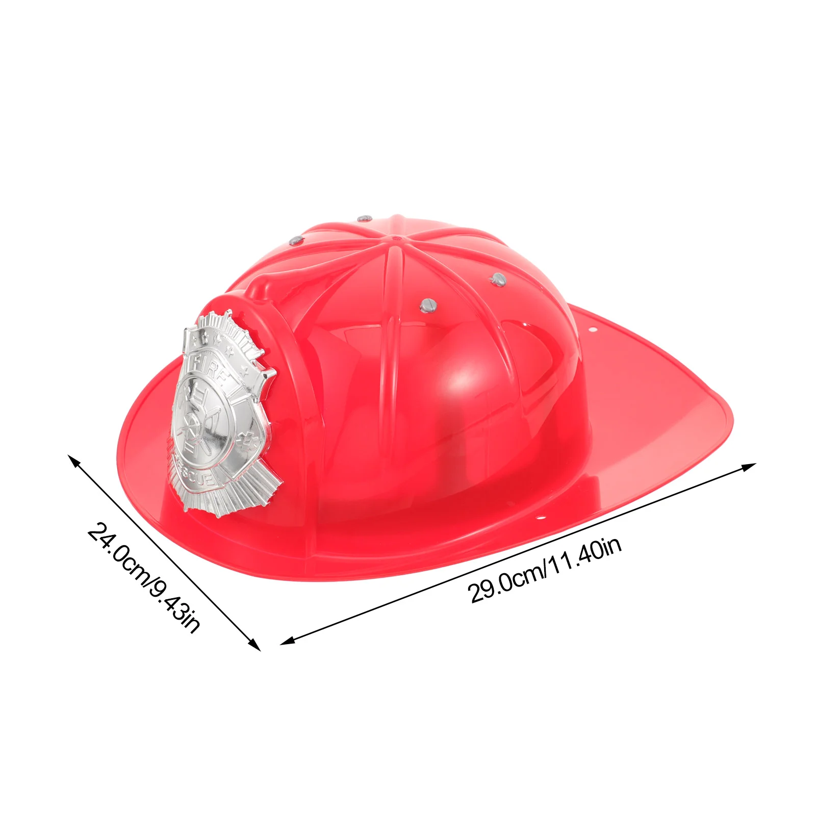 Kids Fireman Firefighter Hats Boys Girls Pretend Role Play Fancy Dress Accessories Kids Halloween Party Role Play Props