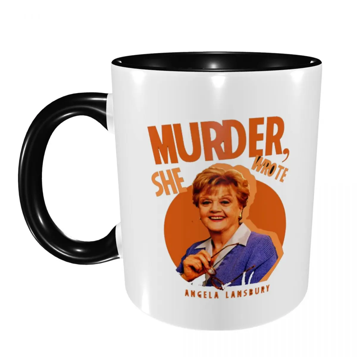 Murder She Wrote Mug Funny Ceramic Coffee Cups Tea Mugs Milk Cup Drinkware Gifts for Friends