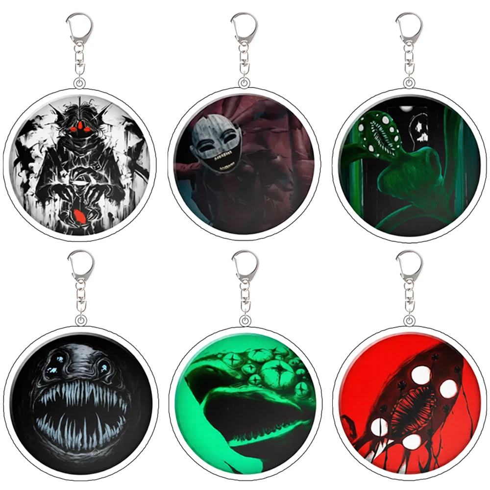 

Game Peripheral Pressure Sebastian Solace Angler Eyefestation Searchlights Acrylic KeyChain Creativity Backpack Accessories Gift