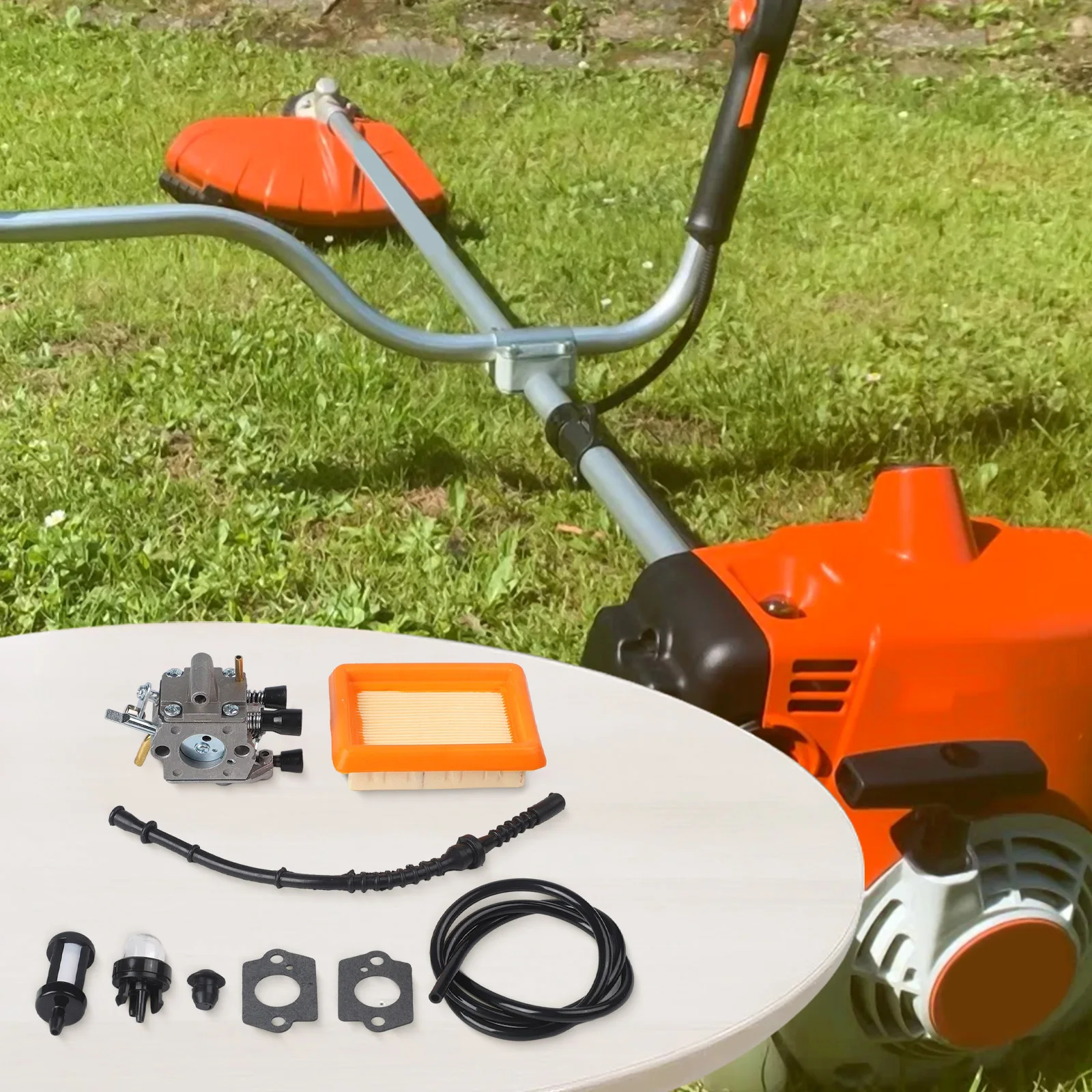 10 in 1 Carburetor Set for FS120 For FS200 For FS250 For FS300 For FS350 Lawn Equipment Easy Installation Parts