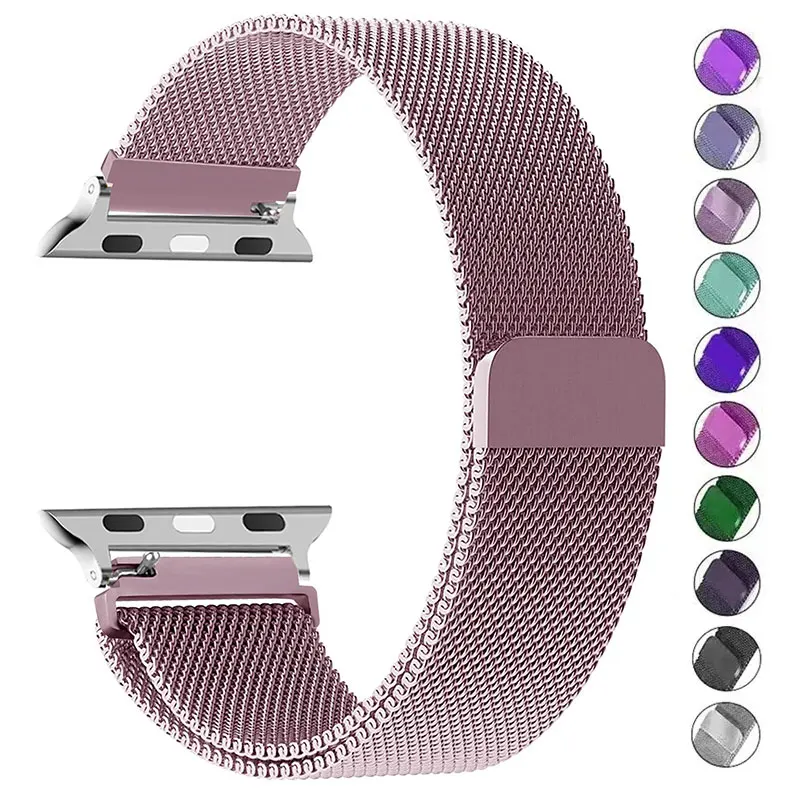 

Magnetic Strap for apple Watch bands 44mm 40mm 45mm 49mm 41mm 38mm 42mm 40 44 mm Bracelet iwatch Series 9 3 6 5 SE 7 8 Ultra 2