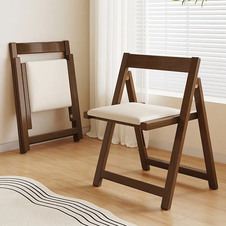 

Solid wood folding desk Primary school students household simple table Small apartment bedside writing table Bedroom children's