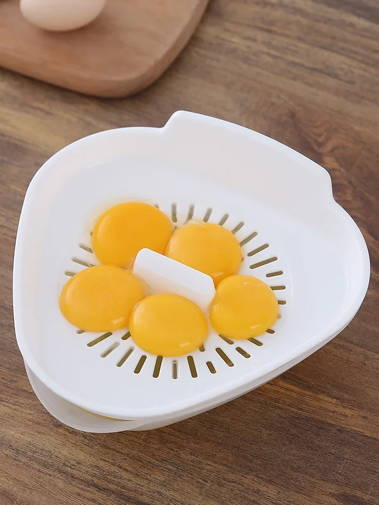 Leaking egg white egg yolk separator plus size baking household triangular egg liquid isolation artifact filter tool