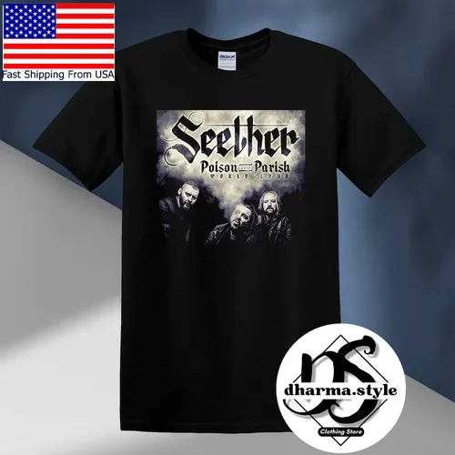 

Seether Poison The Parish Men's Black T-Shirt Size S-5XL