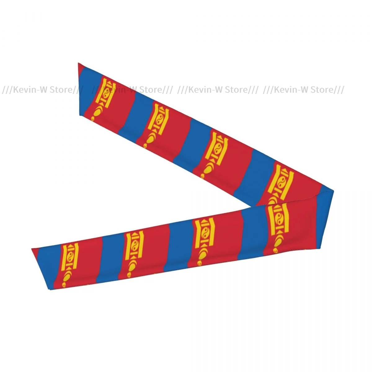 Tie Headbands Flag Of Mongolia Sports Head Band Athletic Sweatband Bandana Sweat Wicking