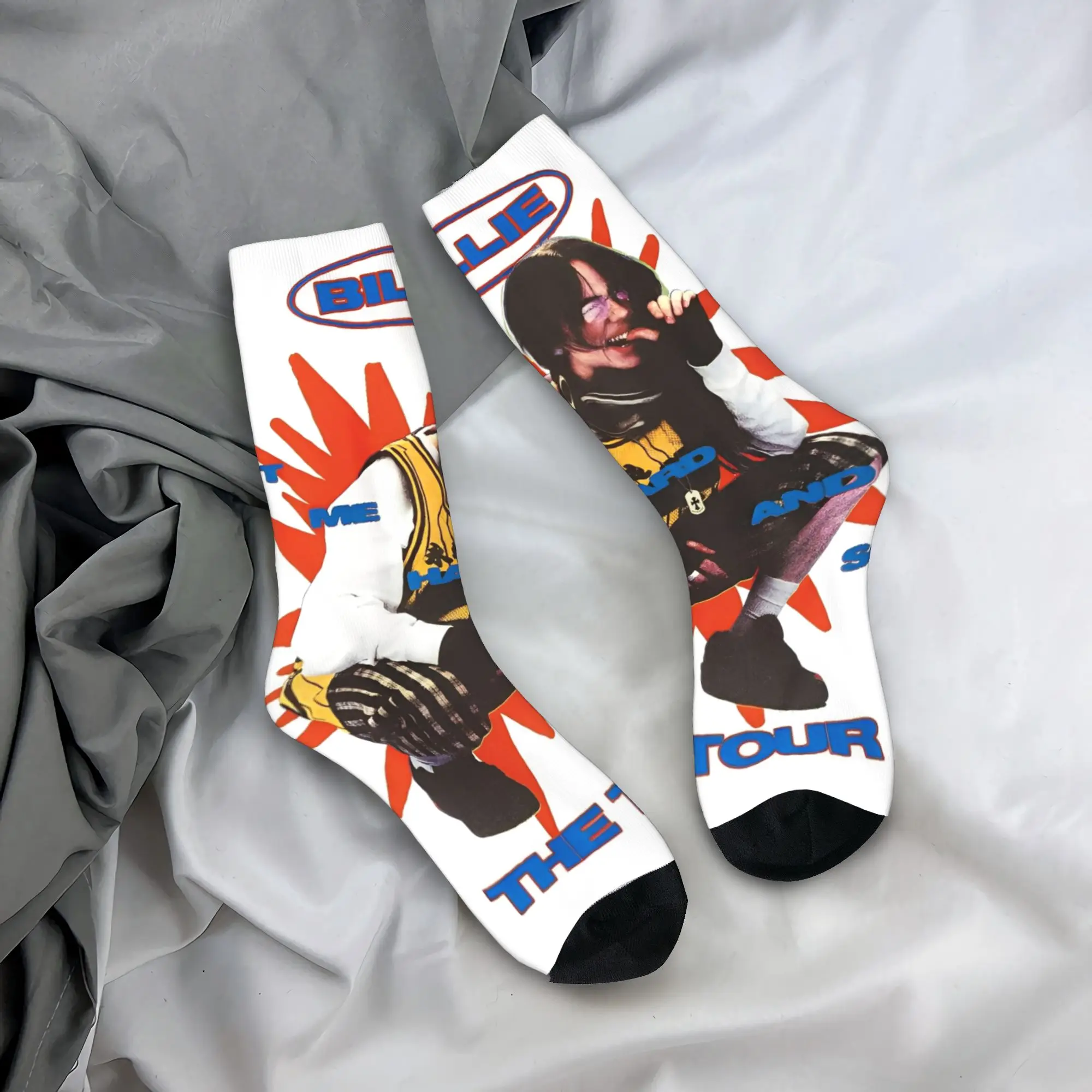 The Eras Tour Socks Vintage Stockings Adults Men B–billies –blohsh Breathable Running Sports Socks Autumn Graphic Non Slip Socks