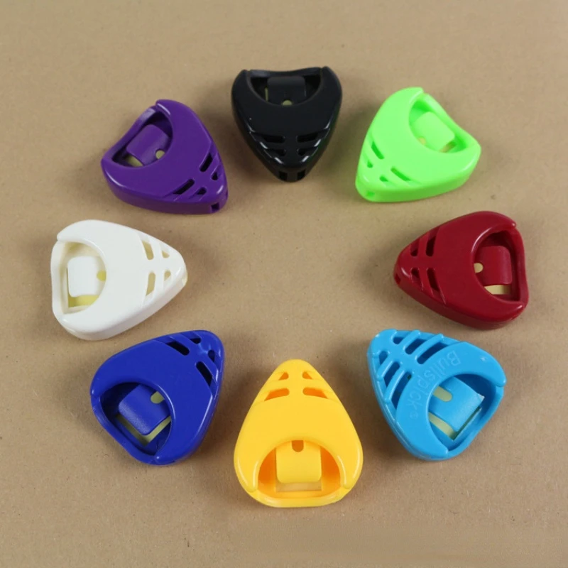 

Guitar Pick Musical Instrument Accessories Color Multi-color Clip Heart-shaped Stickable Pull-out Box