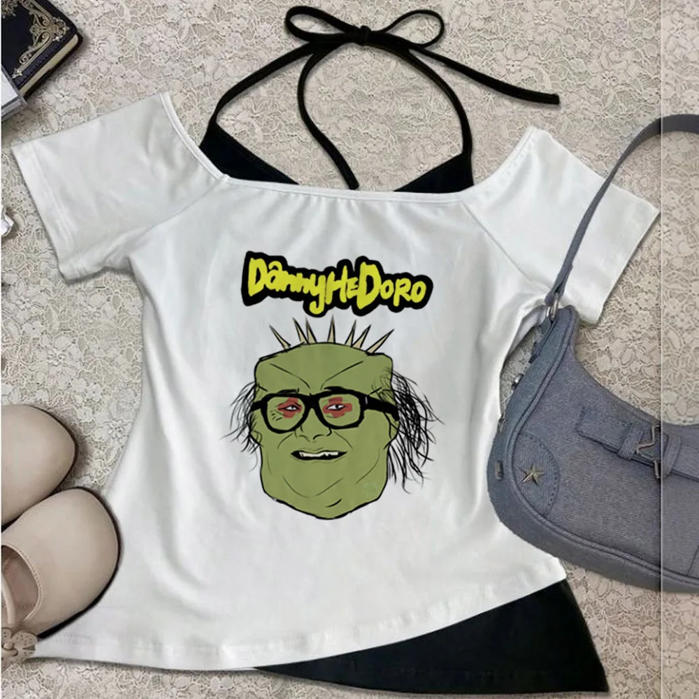 Dorohedoro crop top women vintage korean fashion anime scene  goth shirt japan cute cutecore 2000s japanese