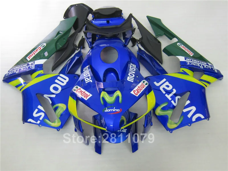 

Комплект пластиковых обтекателей для литья под давлением для Honda CBR600RR 05 06, зеленый, синий комплект обтекателей CBR600RR 2005 2006 HN06