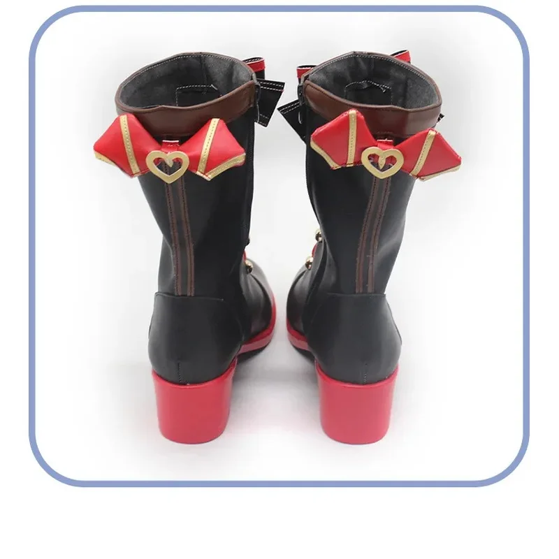 Game PJSK Azusawa Kohane Cosplay Shoes PU Leather Shoes Halloween Carnival Boots Cosplay Prop Custom Made