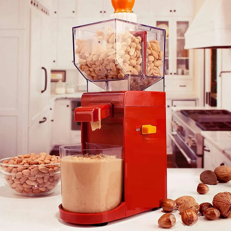 Máquina eléctrica para hacer mantequilla de cacahuete, molinillo de nueces de salsa de sésamo, rectificadora automática, para moler