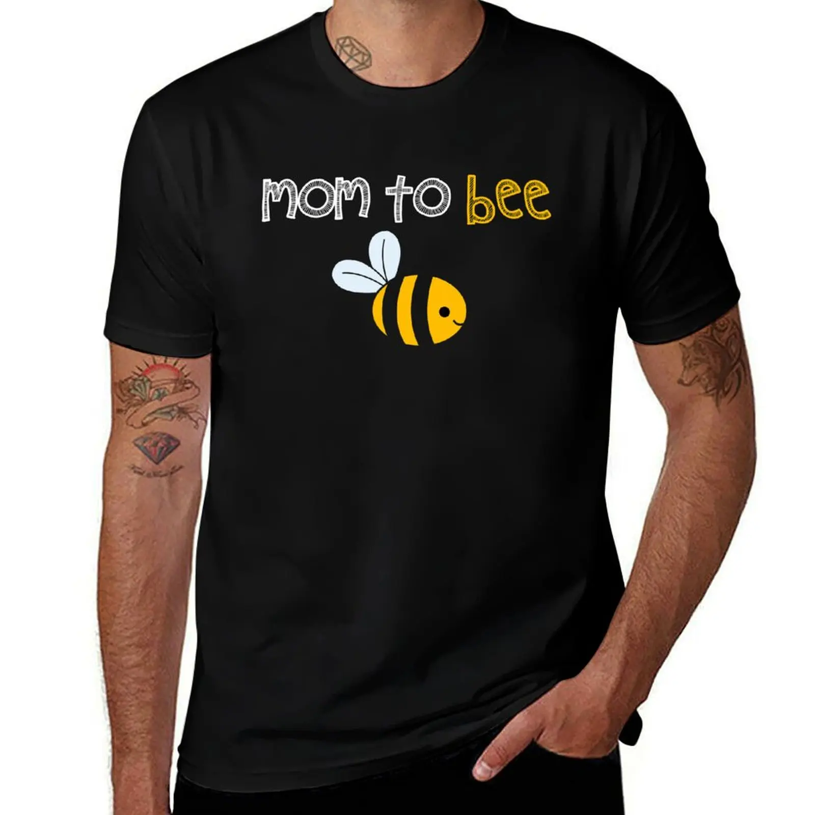 

Mom To Bee - Cute Matching Pregnancy Announcement T-Shirt g man t shirts for men T-Shirt
