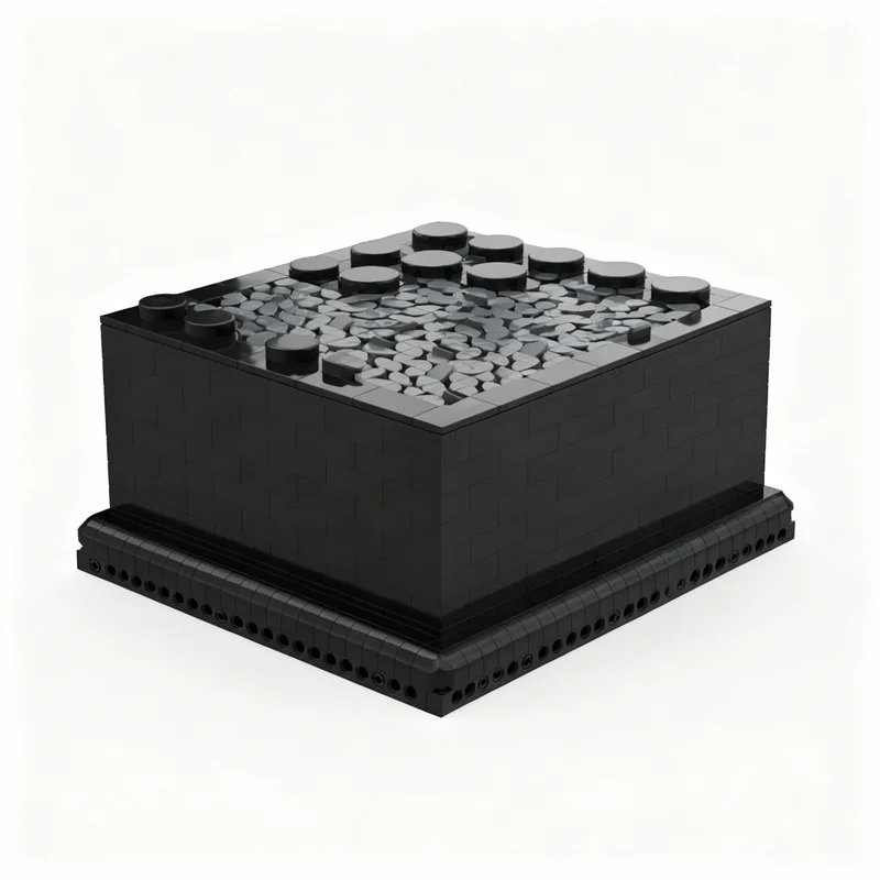605pcs MOC The Hobbit And Lord Of The Rings The Rings LOTR - Barad-dûr Box Edge Upgrade Model Building Blocks Christmas Gift Toy