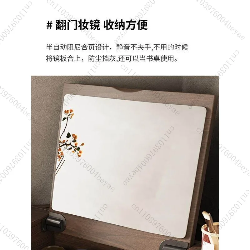 Winter wood solid wood corner dresser small makeup table desk integrated bedroom storage cabinet
