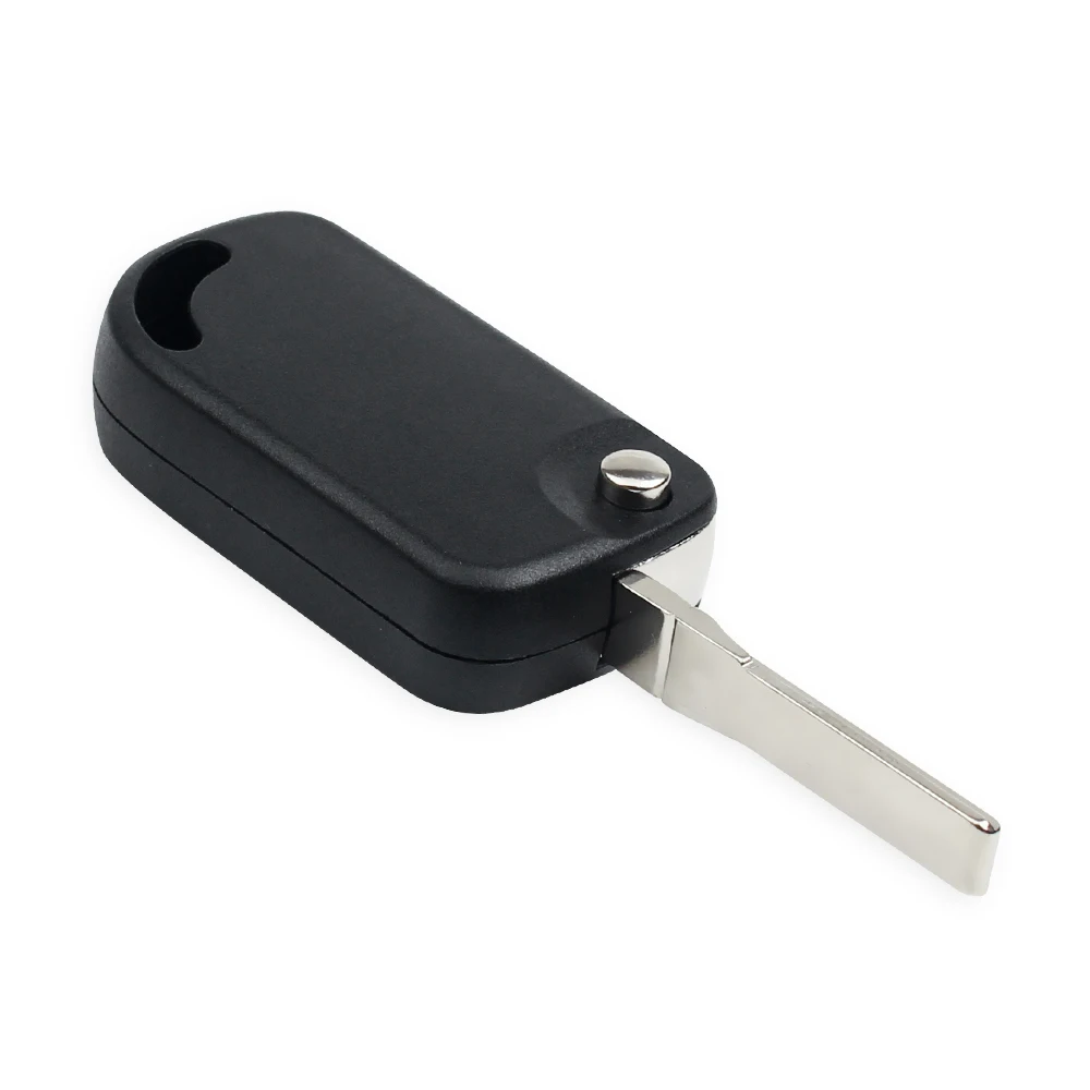 KEYYOU 10PCS For VW Volkswagen Sagitar Flip Remote Car key Shell Transponder Case Cover Folding Uncut HU66 Blade For Brazil Mark