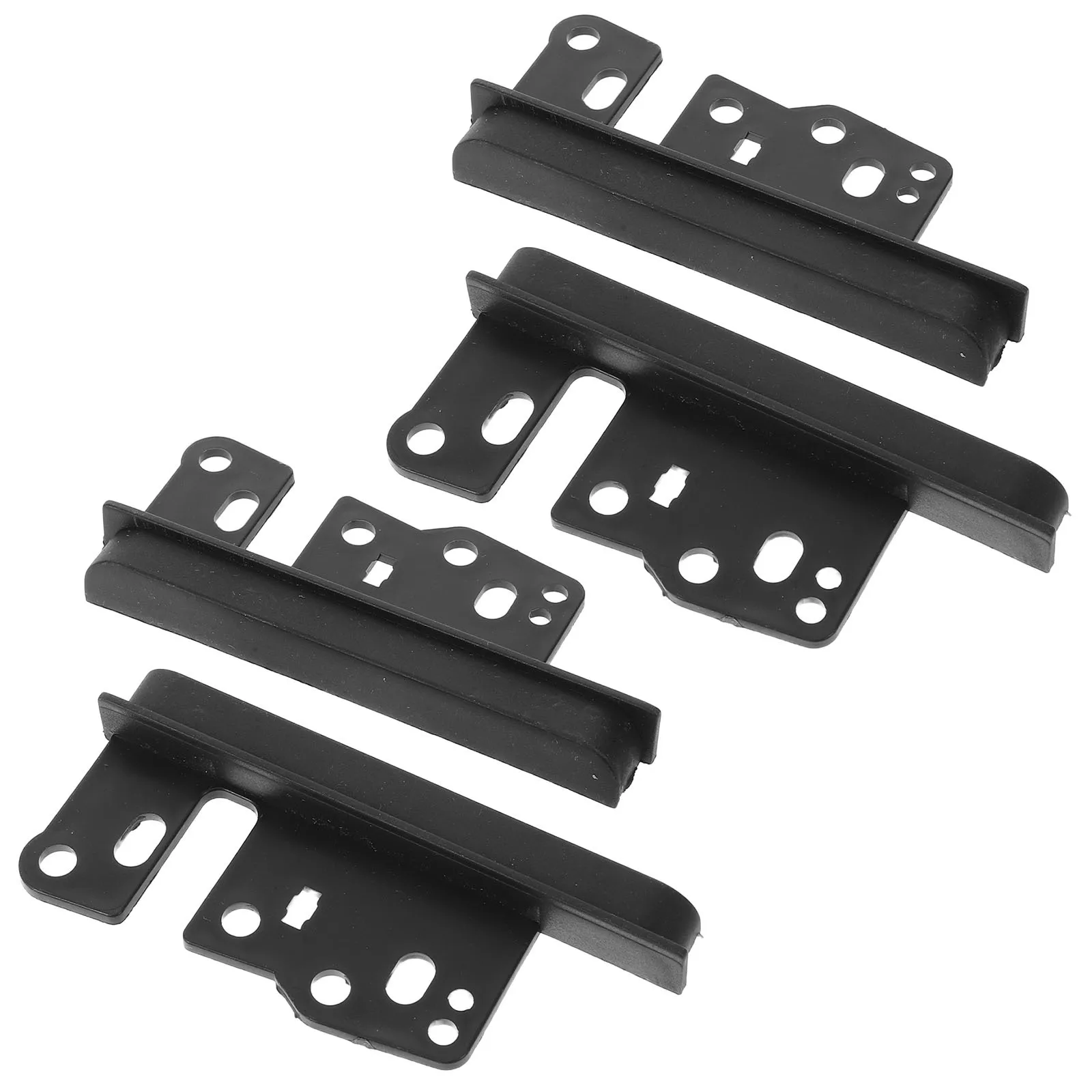 

4Pcs Double Din Installation Bracket Set Car Stereo Mounting Kit Precise Fit Dash Radio Trim Bezel Side Trims Bracket Dash