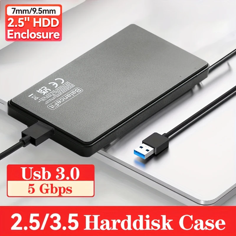 

2,5-дюймовый корпус для жесткого диска SATA-USB3.0, корпус для жесткого диска 5 Гбит/с, 4 ТБ SSD-бокс Sata to USB 3.0, чехол для жесткого диска Optibay Caddy 2,5 Sata